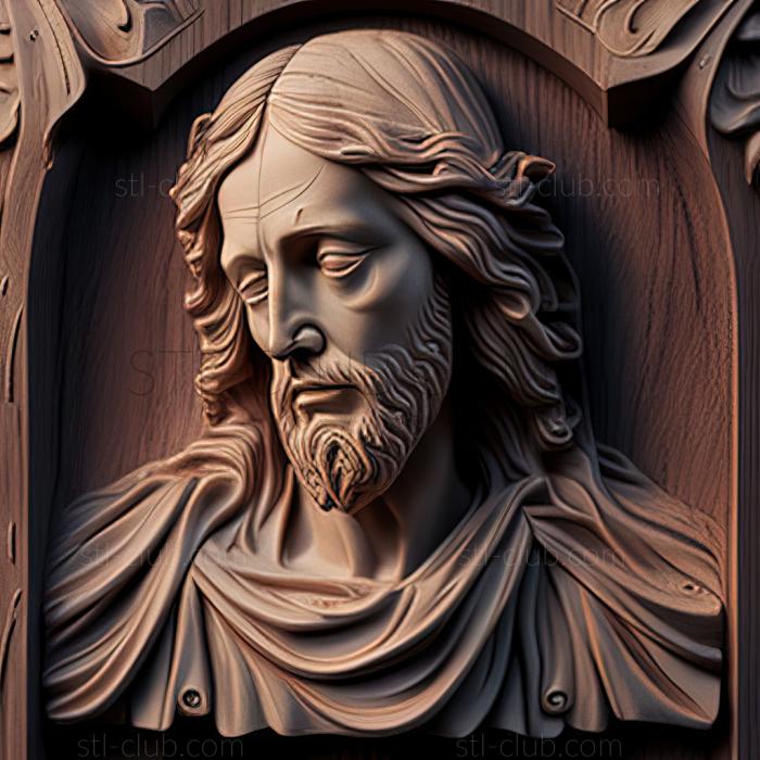 3D model st jesus (STL)